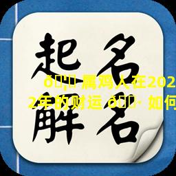 🦄 属鸡人在2022年的财运 🌷 如何